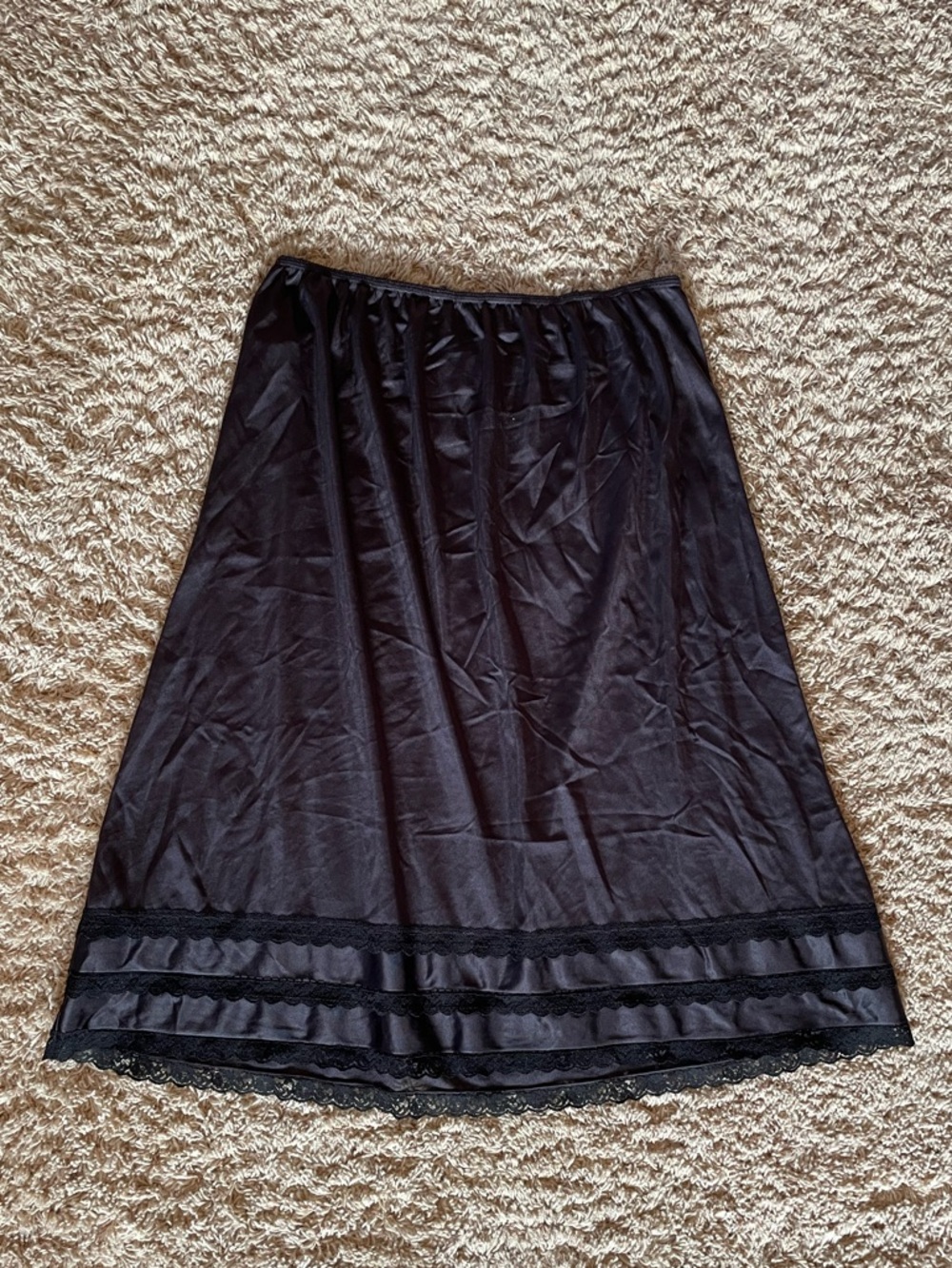 Black Slip Skirt 3XL